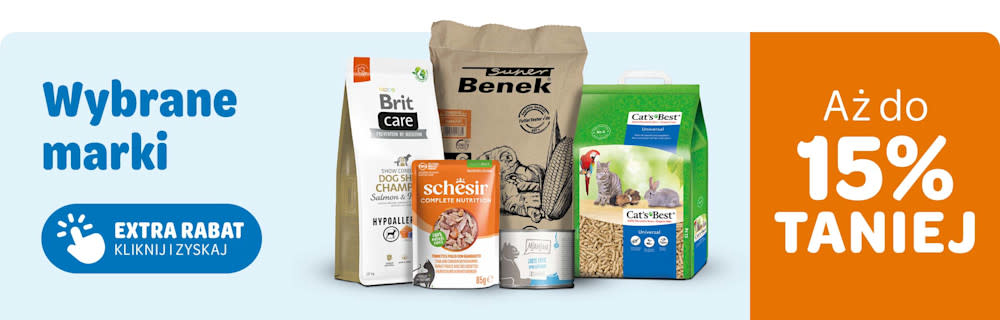 Do 15% rabatu na produkty wybranych marek!
