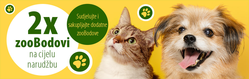 2 x zooBodovi na svaku narudžbu!