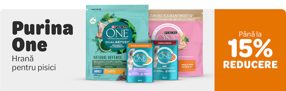 Purina ONE, hrană pentru pisici. Până la 15% reducere. 