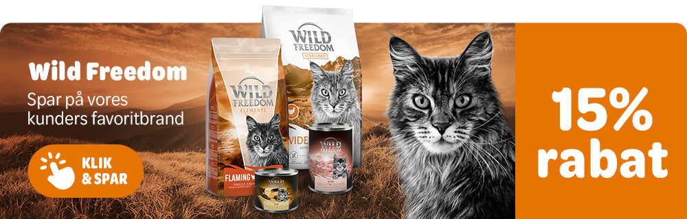15% rabat på Wild Freedom