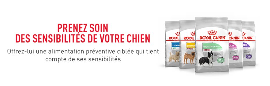 ROYAL CANIN BRAND PAGE - DOG Subpage - Middle banner Care Nutrition image