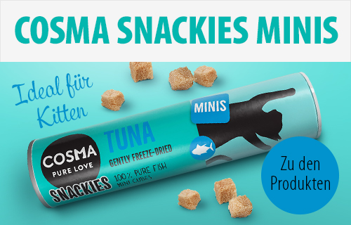 Cosma Snacks für Katzen - Pure Love ♥