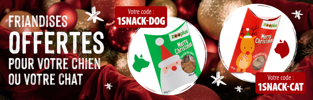 Friandises offertes pour votre chien ou votre chat !