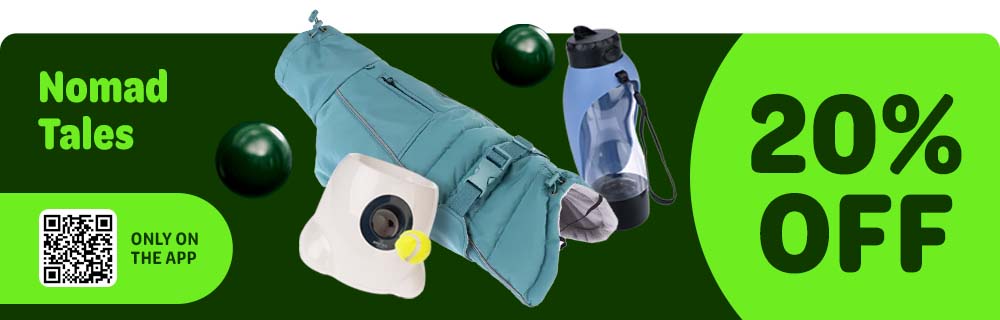 20% Off Nomad Tales Dog Products: Only on the App