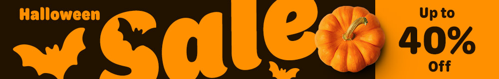 Halloween Sale: Up to 40% off