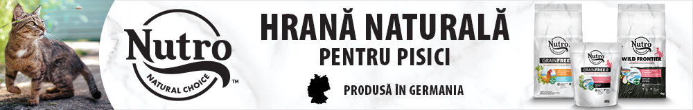 Descoperă hrană naturală Nutro pentru pisici!