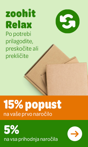zoohir Relax, prihranite do 15%