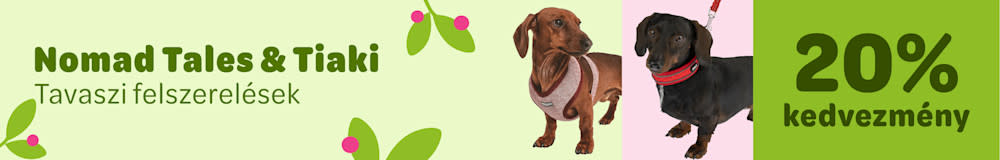 Nomad Tales & TIAKI felszerelések akár 20% kedvezménnyel