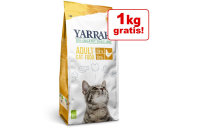 9 kg + 1 kg gratis! 10 kg Yarrah hrană uscată BIO pentru pisici