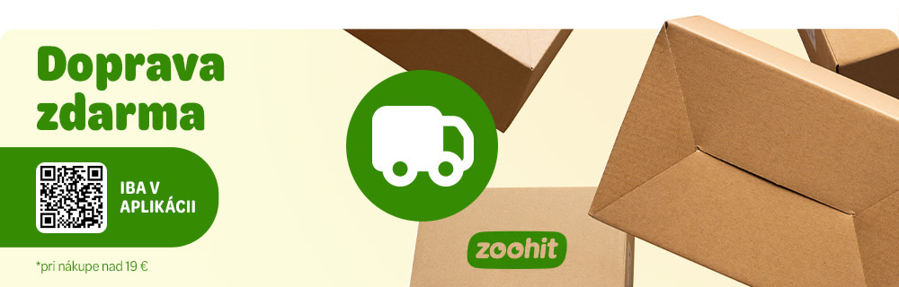 Doprava ZDARMA Iba v aplikácii *pri nákupe nad 19 €
