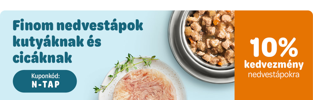 Nedves eledelek 10% kedvezménnyel