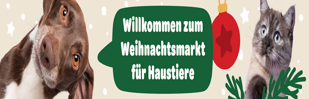 Willkommen im zooplus Weihnachtsmarkt
