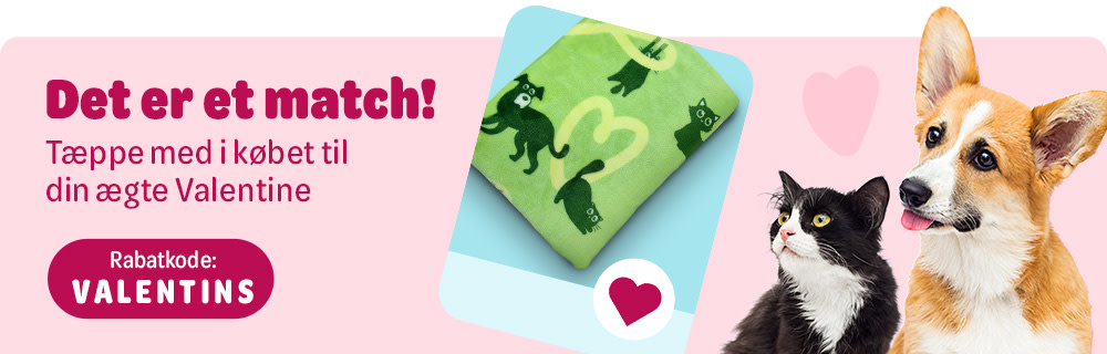 Få et tæppe med i købet ved ordrer over 600 kr.