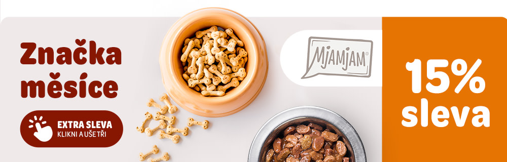 Značka měsíce MjAMjAM s 15% slevou. EXTRA SLEVA klikni a ušetři.