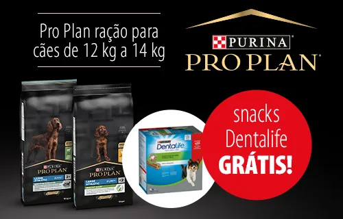 Purina Pro Plan 7 a 14 kg ração para cães + snacks Dentalife grátis!