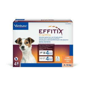Pipetas Effitix para perros de 4 a 10 kg