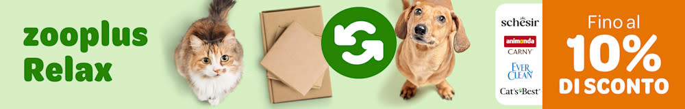 10% di sconto con il tuo primo ordine in abbonamento con Schesir, Animonda, Ever Clean e Cat's Best!