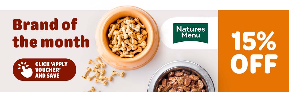 15% off Natures Menu