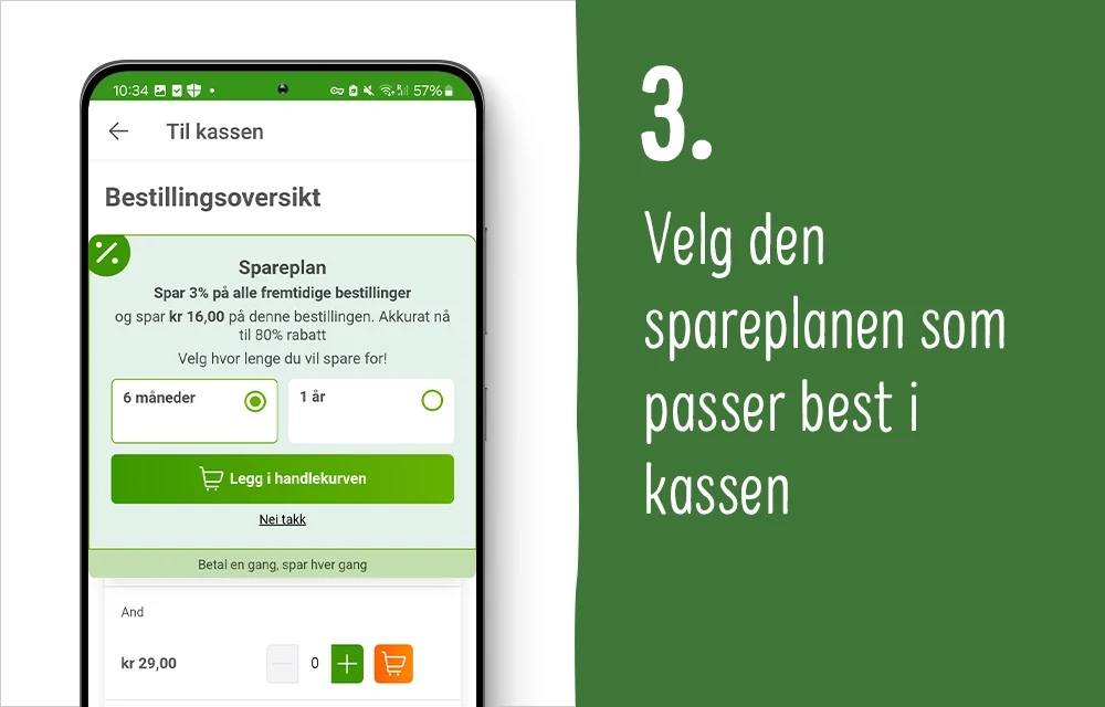 Form På Rabatt 3% rabatt på alle bestillinger