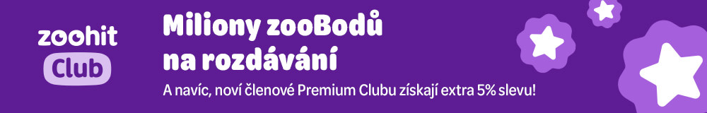 zoohit Club. Miliony zooBodů na rozdávání. A navíc, noví členové Premium Clubu získají 5% slevu!