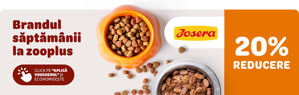 Acum ai 20% reducere la produsele selectate de la Josera, Josicat și Josidog!