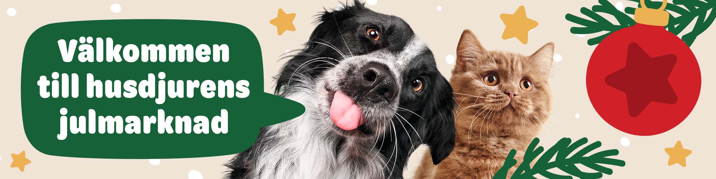 Välkommen till husdjurens julmarknad
