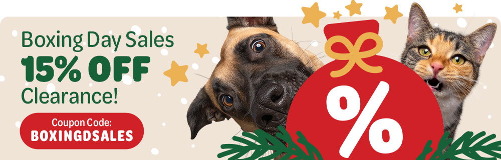 Boxing Day Sales: get 15% off Clearance with the coupon code 'BOXINGDSALES'