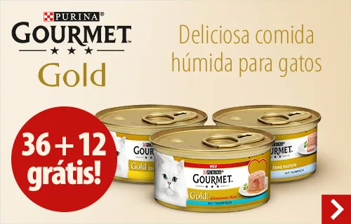 Gourmet Gold 48 x 85 g comida húmida para gatos em promoção: 36 + 12 grátis!