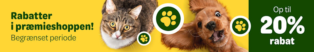 Op til 20% rabat i præmieshoppen
