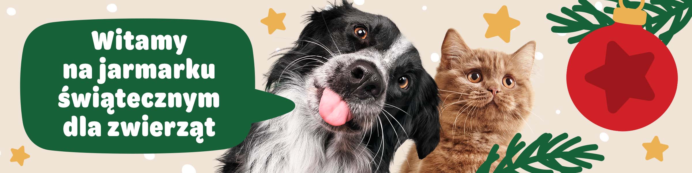 Witamy na jarmarku świątecznym dla zwierząt