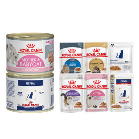 Toutes les boîtes et sachets Royal Canin pour chat