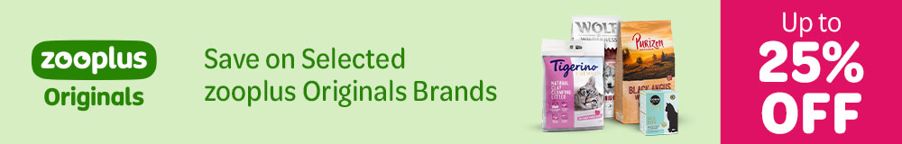 Up to 25% off Selected zooplus Originals Brands