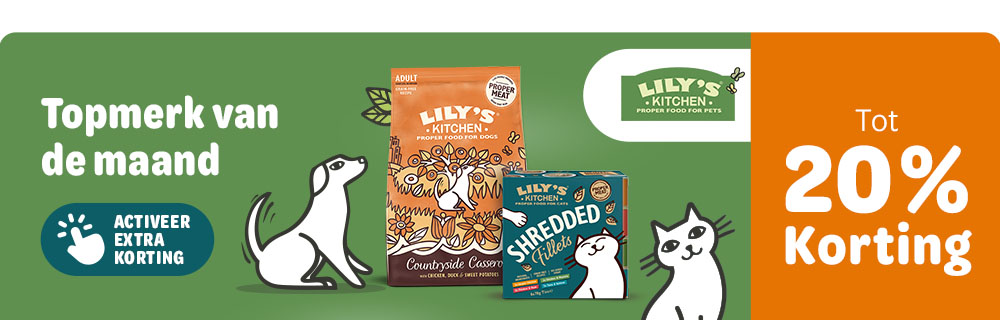 Topmerk van de maand Lily's Kitchen 20% korting