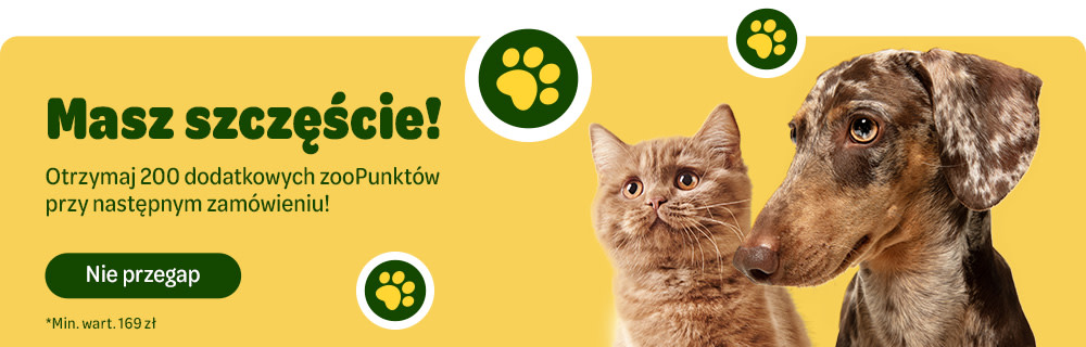200 zooPunktów na wszystkie zamówienia od 169 PLN!