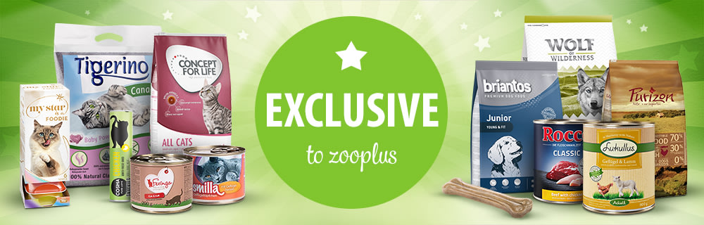 Exclusive to zooplus