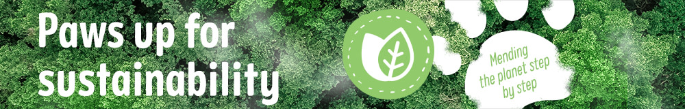 Paws up for sustainability!