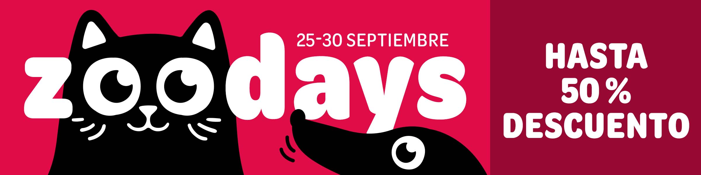 zoodays: hasta un 50 % de descuento
