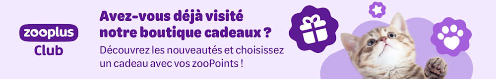 zooplus Club: Avez-vous déjà visité notre boutique cadeaux ? Découvrez les nouveautés et choisissez un cadeau avec vos zooPoints !