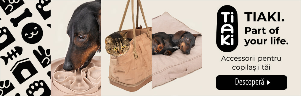 Descoperă noile accesorii pentru câini & pisici TIAKI!