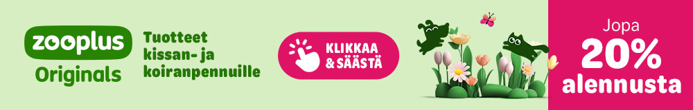 Jopa 20% alennusta. zooplus Originals. Tuotteet kissan- ja koiranpennuille. Klikkaa & säästä.