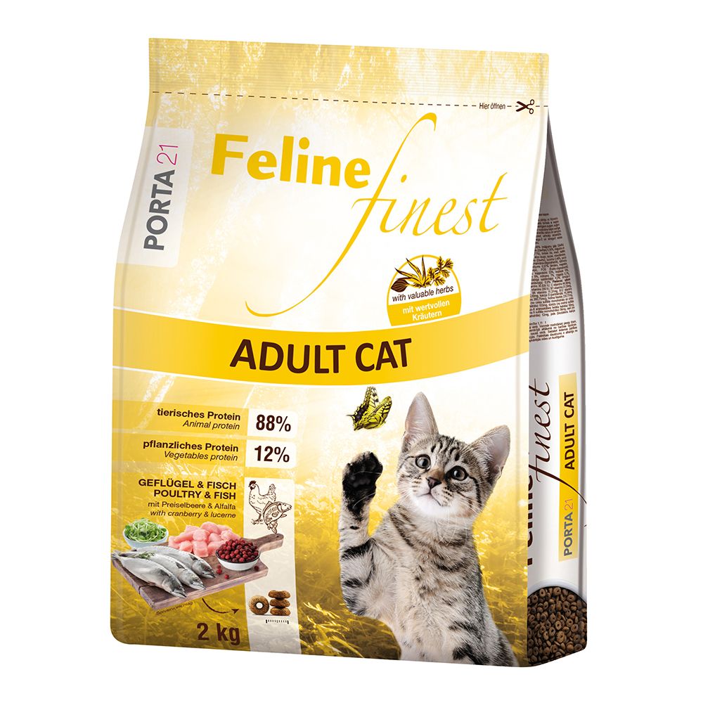 Porta 21 Feline Finest para gatos adultos