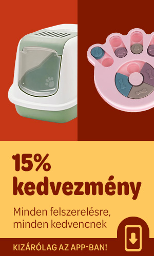 15% kedvezmény minden felszerelésre a zooplus appban!