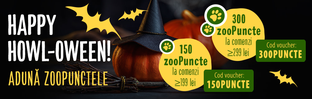 Prinde zooPunctele! Aplică codul 150PUNCTE sau 300PUNCTE în coș!