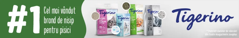 Tigerino: cel mai vândut brand de nisip pentru pisici
