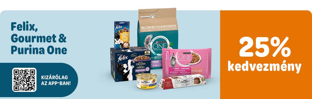 25% kedvezmény a kiválasztott márkákra a zooplus alkalmazásban