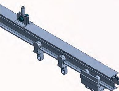 Curtain rails for stage technology solutions
