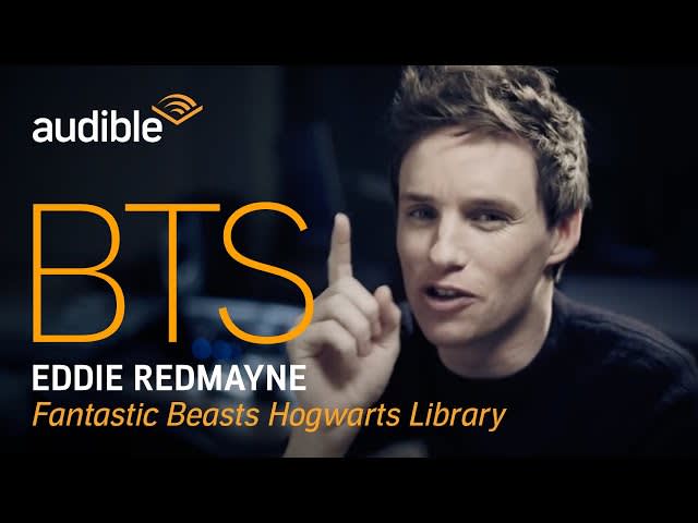 Eddie Redmayne In The Studio With Some 'Fantastic Beasts'