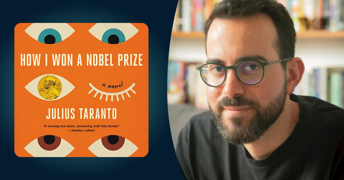 A debut novelist imagines a satirical haven for the canceled in "How I Won a Nobel Prize"