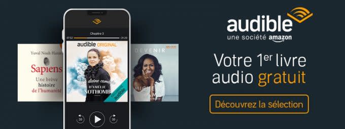 Audible - 1er livre gratuit