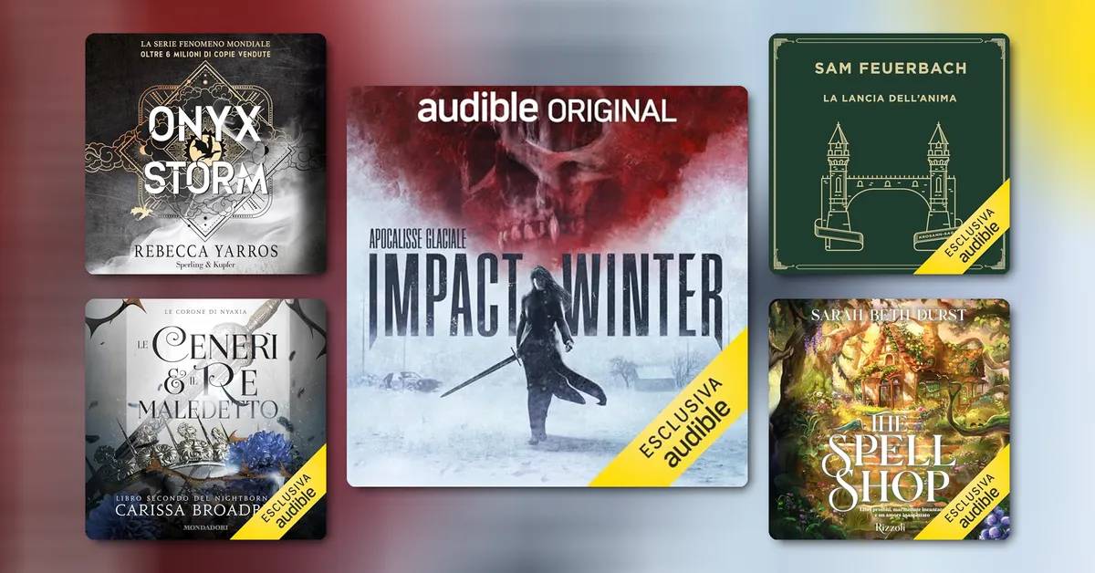 I migliori libri fantasy del 2025: la top ten da ascoltare su Audible